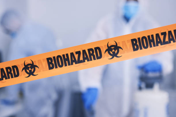 Professional Biohazard technician working in Hindsville, AR